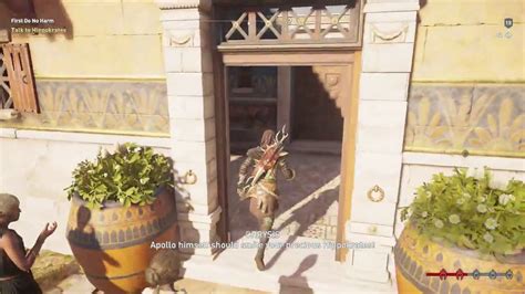 Assassin S Creed Odyssey Find Hippokrates Clinic First Do No Harm YouTube