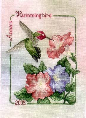 Cross Stitch Pattern Hummingbird Cross Stitch Patterns