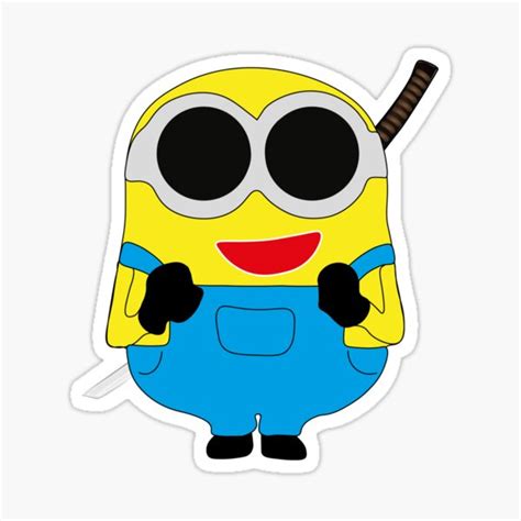 Samurai Minions By Ian Mythical Sticker For Sale By IanMythical