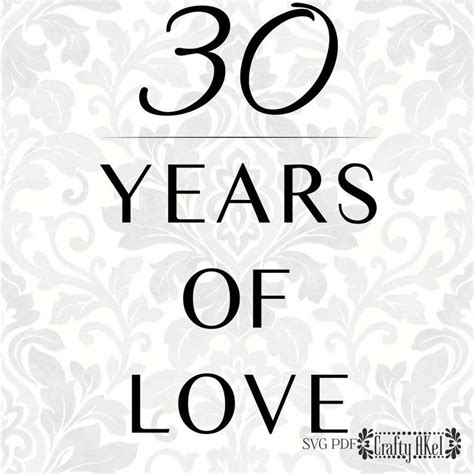 Free Free 296 30Th Wedding Anniversary Svg SVG PNG EPS DXF File