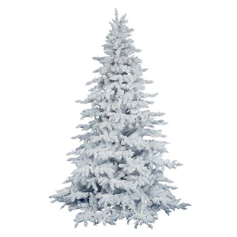 Vickerman 9 Ft White Spruce Flocked Artificial Christmas Tree At