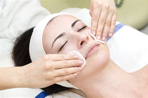 Process Of Massage And Facials Stock Image Image Of Mask Energy