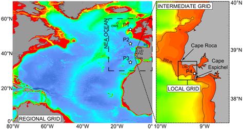 1 Bathymetric Map Of The North Atlantic Ocean Showing The Extensions