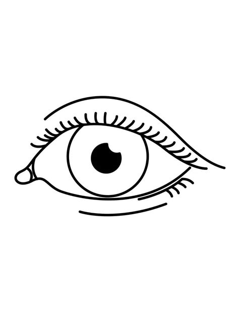 Eyes Coloring Pages