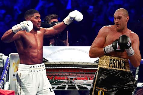 Anthony Joshua And Tyson Fury Battle Set For April 2018 As Promoters Agree On The Schedule The
