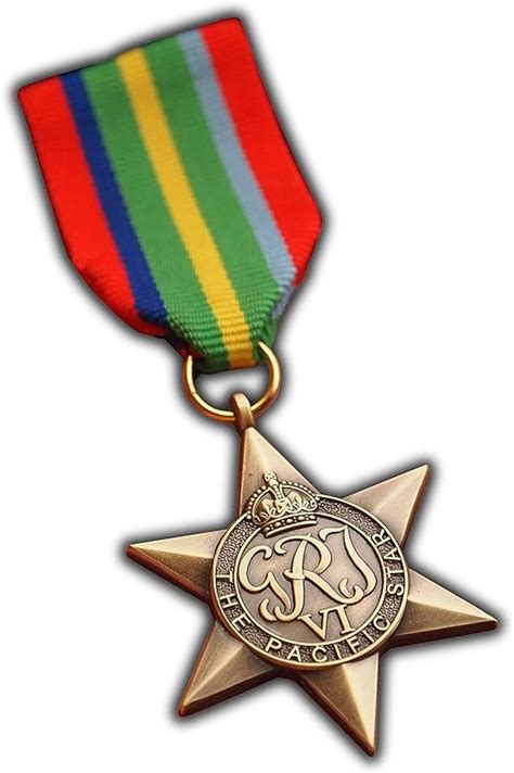 The Pacific Star Military Medal Ww2 Commonwealth British Military Award