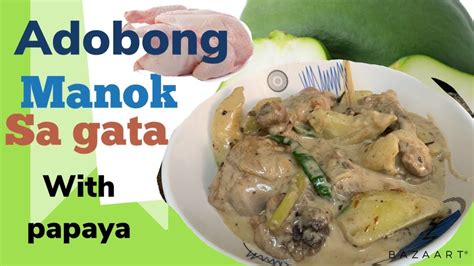 Recipe Adobong Manok Sa Gata Abs Cbn News Hot Sex Picture
