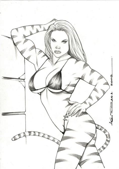 Avengers Academy Drawing Tigra Porn And Pinup Art Superheroes