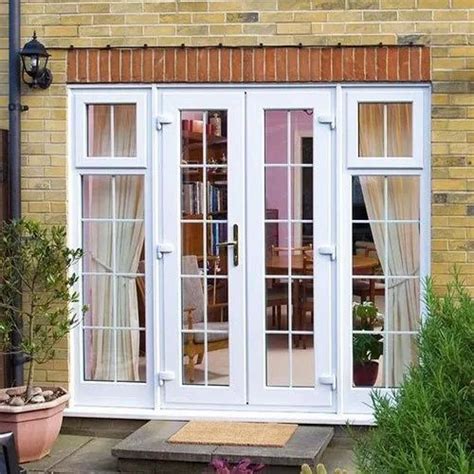 Swing Exterior Upvc French Door 3 18 Mm Toughened Glass At Rs 750sq