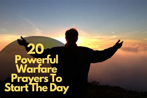 19 Powerful Warfare Prayers To Start The Day