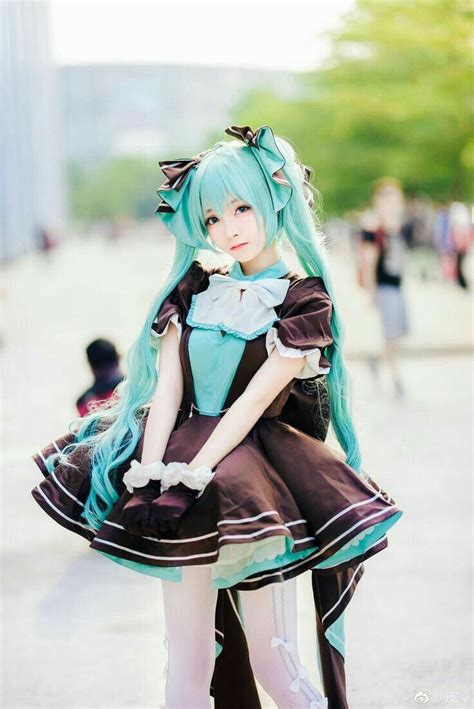 Pin By Leafermax On Vocaloid Miku Cosplay Kawaii