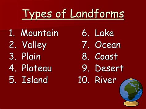 Identifying Types Of Landforms A Listly List Images