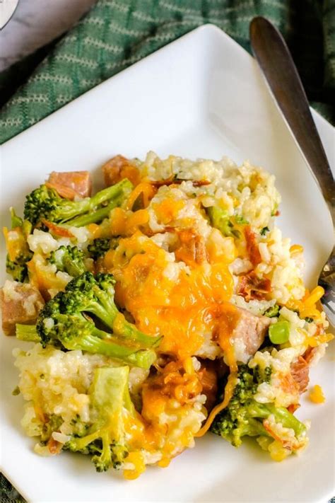 Instant Pot Duo Crisp Broccoli and Rice Casserole with Ham ...