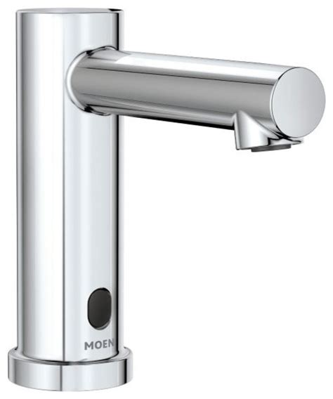 2 spray modes give you versatile cleaning options, and powerclean intensifies the flow of water, delivering enough spray power to tackle stubborn. Moen M-Power Chrome Hands Free Sensor-Operated Lavatory ...