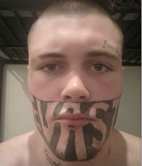 6 People Who Earned 15 Minutes Of Fame For Their Face Tattoos Tattoo