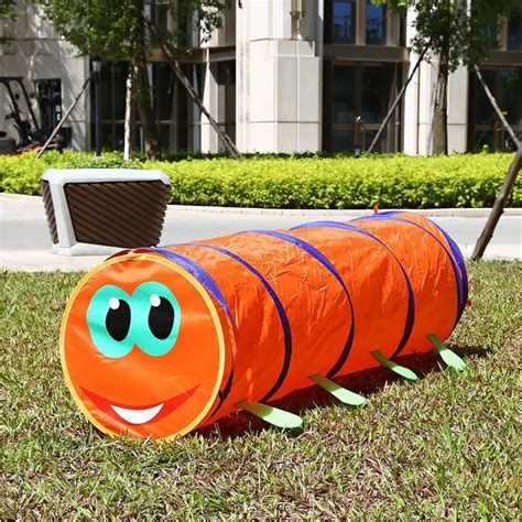 Childrens Tent Caterpillar Crawling Animal Tunnel Baby Puzzle Toys