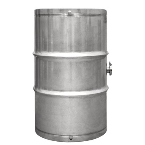 60 Gallon Stainless Steel Barrels 227 L Closed Top 2 Hoops Inovawine