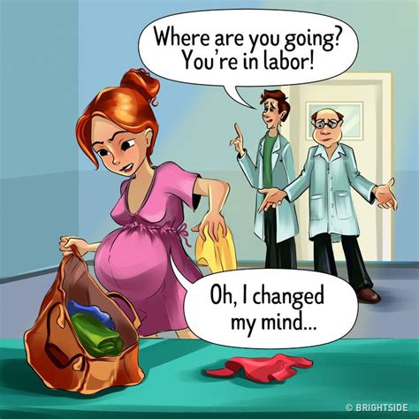 14 Illustrations About How Hard The Life Of A Pregnant Woman Is Pregnancy Memes Pregnancy Art