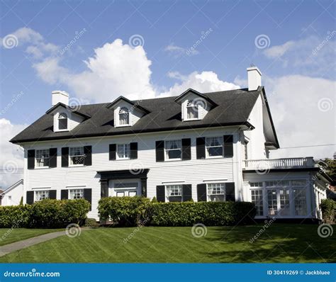 Big House With Elegant Designs Stock Image Image Of Cherry Organized