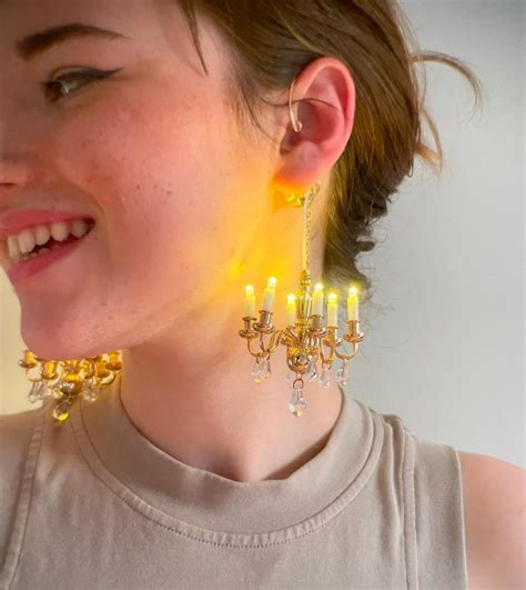 These Light Up Chandelier Earrings Chandelearrings Are A Sure Fire