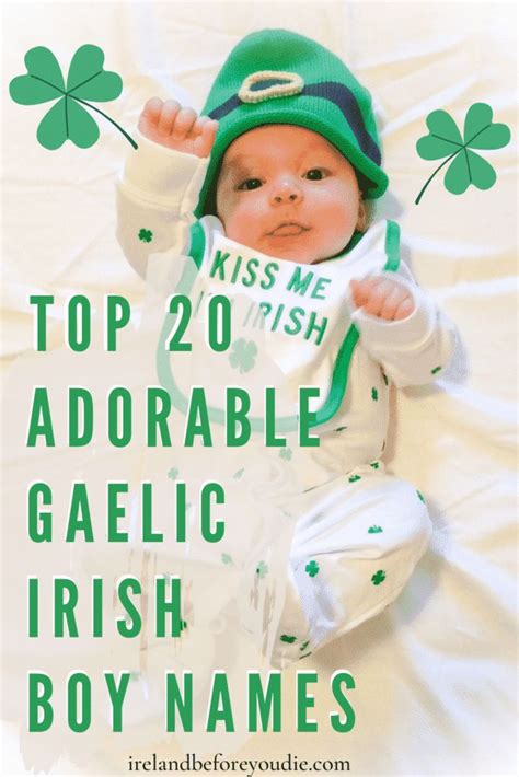 A Baby In A St Patricks Day Outfit With The Words Top 20 Adorable
