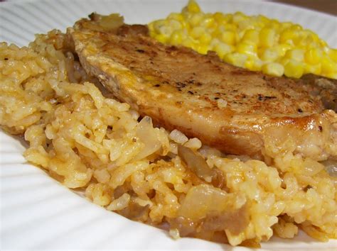 Try these delicious baked pork chops with sour cream and potatoes for dinner tonight. pork chops with cream of mushroom soup in oven with rice