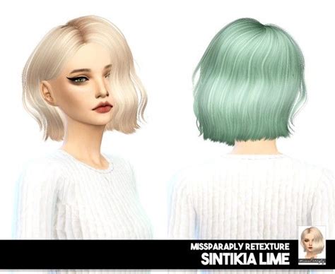 Miss Paraply Sintiklia Lime Solids And Dark Roots • Sims 4 Downloads