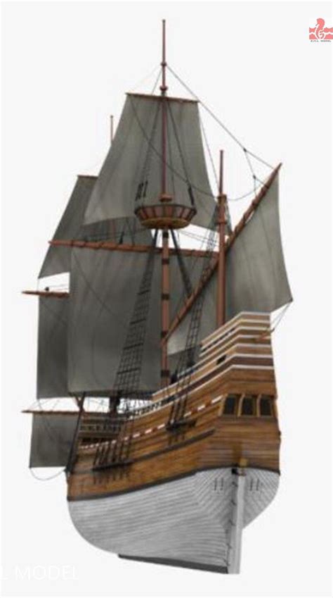 Mayflower 2016 Version Scale 148 31 Wood Model Ship Kit Sailboat
