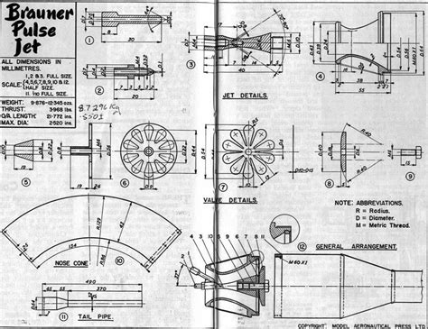 Maak Een Pulse Jet Engine Scanned From 1958 Plans 17 Steps