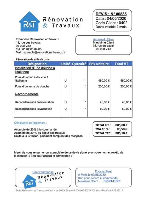 Devis plomberie et tarif d'un plombier en 2023