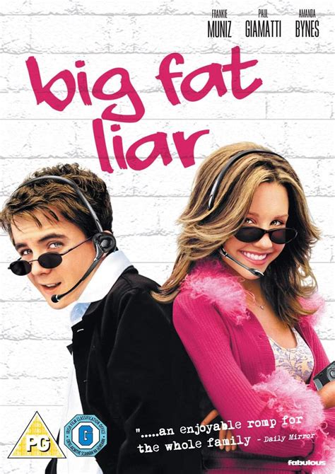 Big Fat Liar [dvd] Uk Frankie Muniz Paul Giamatti Amanda Bynes Lee Majors Shawn