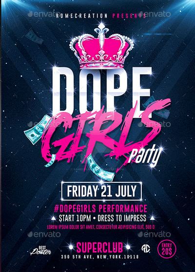 Dope Flyer Party Templates By Romecreation On Deviantart