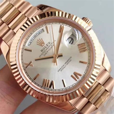 The Best Golden Rolex Day-Date Watches Come from SwissMade.sr Factory ...