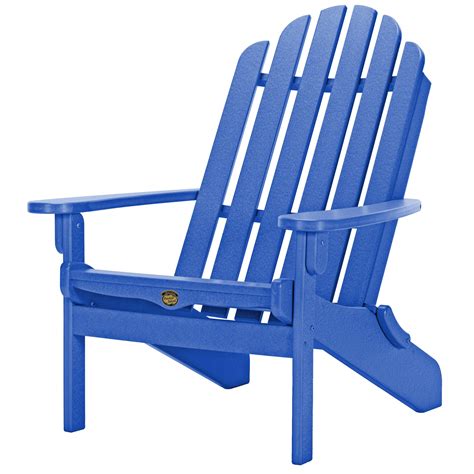 Blue Durawood Folding Adirondack Chair Pawleys Island Hammocks