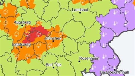 Meteorologen erwarten für donnerstag ein sturmtief, das von der nordsee. Wetter in Bayern: Unwetterwarnung für Münchner am Abend ...
