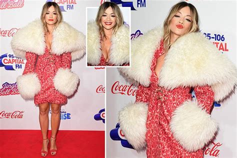 Busty Rita Ora Looks Sensational As The Glamorous Star Of Capital Fms Jingle Bell Ball After