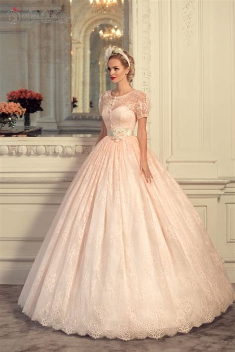 Buy Blush Pink Wedding Dresses Vintage