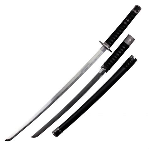 42 Double Blade Katana Black With Wrapped Handle And Sheath In Los
