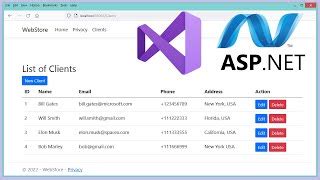 Create Asp Net Core Web Application With Sql Server Database Connection And Crud Operations