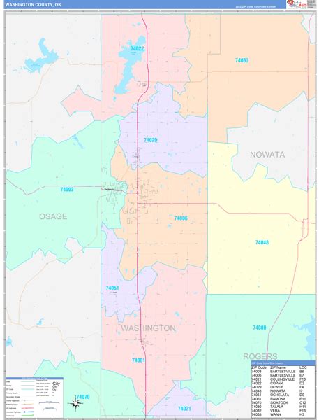 Digital Maps Of Washington County Oklahoma