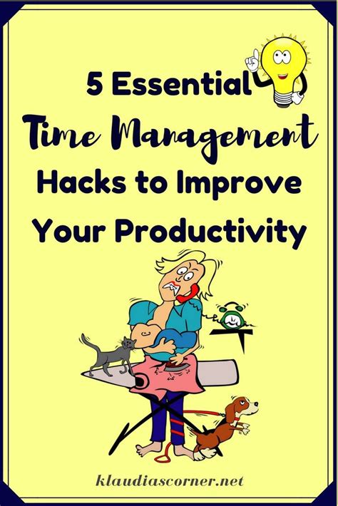 Time Management Tips 5 Essential Hacks To Improve Your Productivity