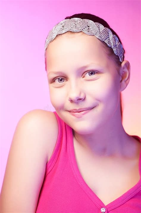 Happy Teen Girl Posing Stock Photo Image Of Happiness 43880520