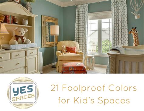 The 21 Best Paint Colors For Kids Spaces Yes Spaces Nursery