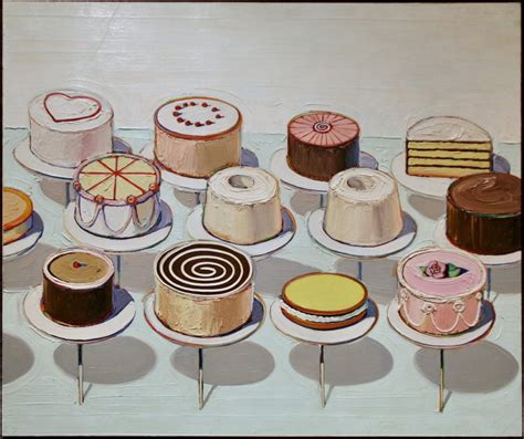 Wayne Thiebauds Sweet Paintings And Sharon Cores Take On Them