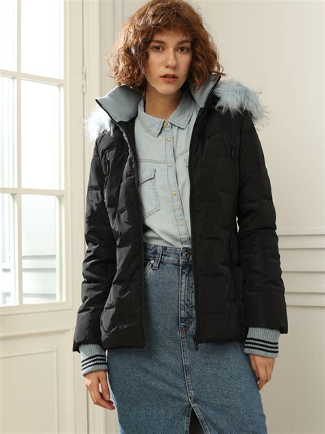 Ladies Polyester Down Parka Wintertime