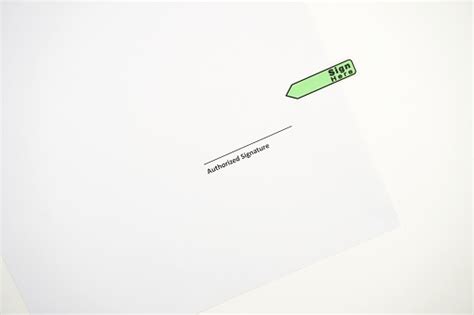 Sign Here Sticker Stock Photo Download Image Now Agreement Arrow