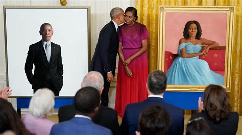 Obamas Return To White House As Official Portraits Unveiled Chicago