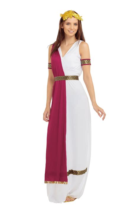 damenkostüme imperial empress goddess greek roman toga adult womens fancy dress costume
