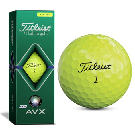Titleist 2020 Avx Yellow Golf Balls New