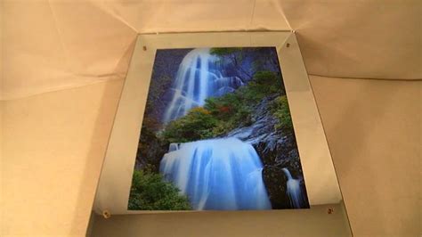 Lighted Moving Motion Waterfall Mirror With Nature Sounds Youtube